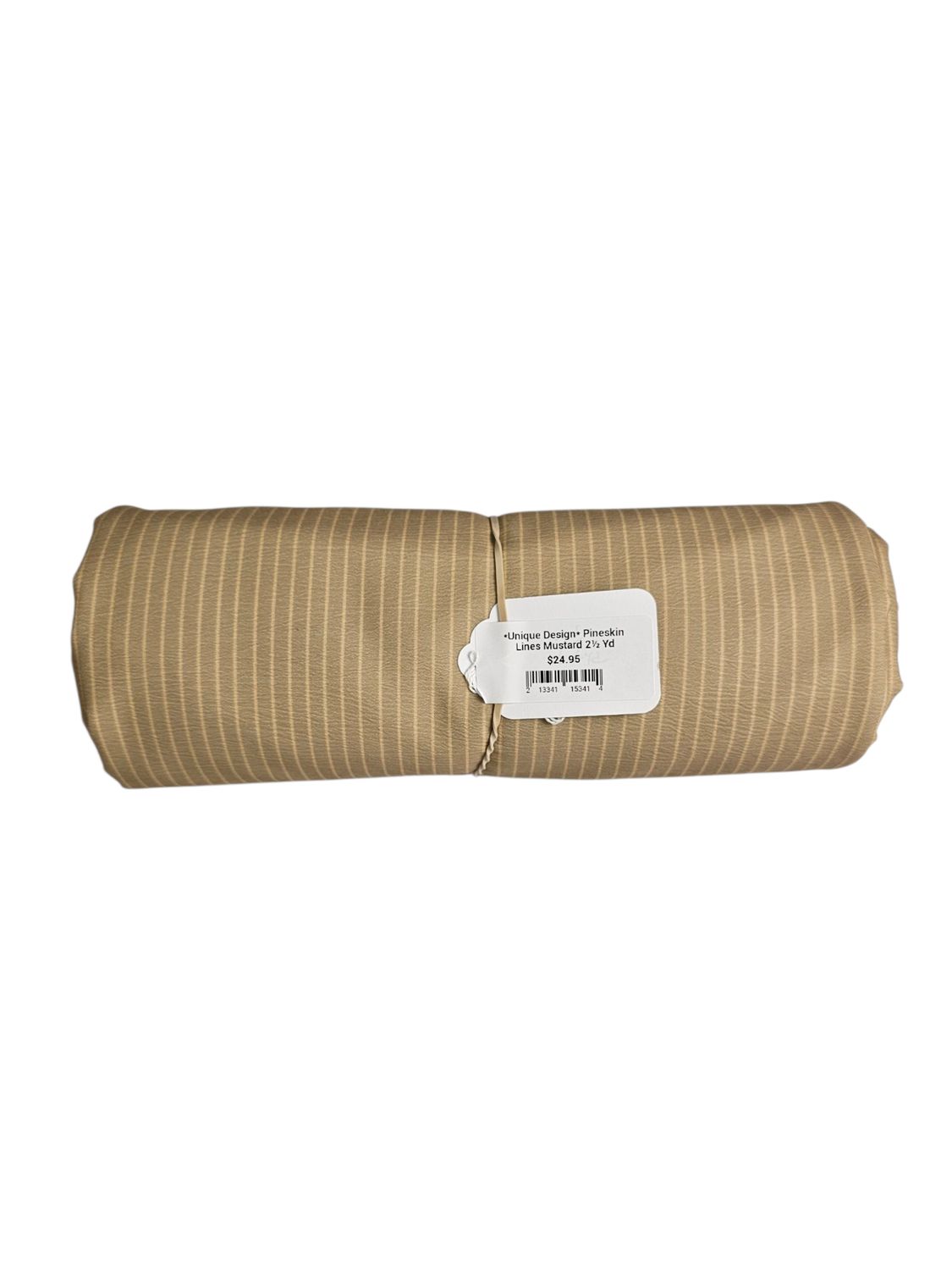 *Unique Design* Pineskin Lines Mustard 2½ Yd