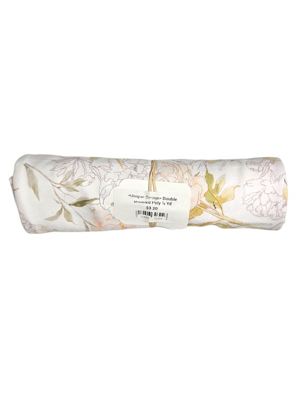 *Unique Design* Double Brushed Poly ¼ Yd