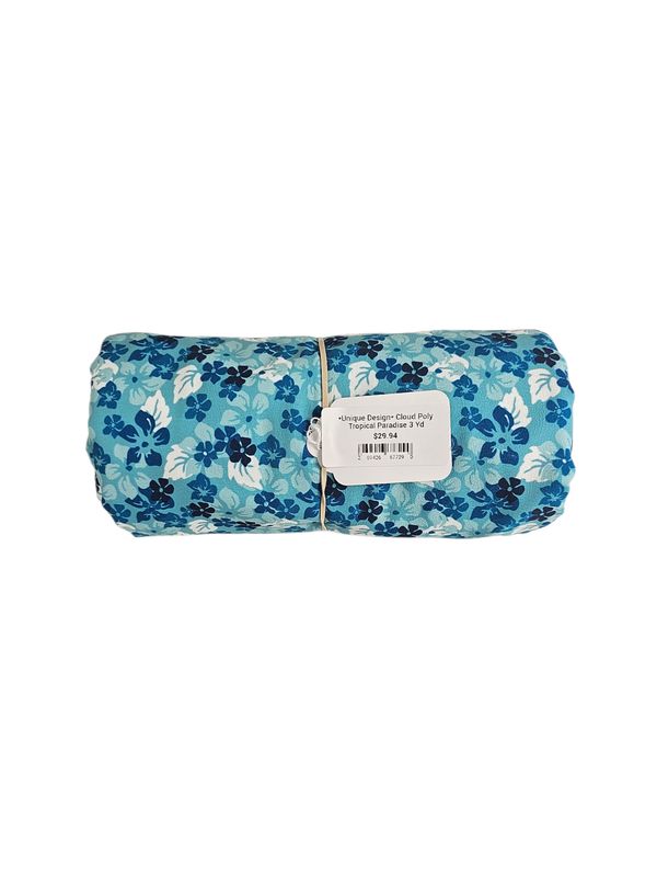 *Unique Design* Cloud Poly Tropical Paradise 3 Yd