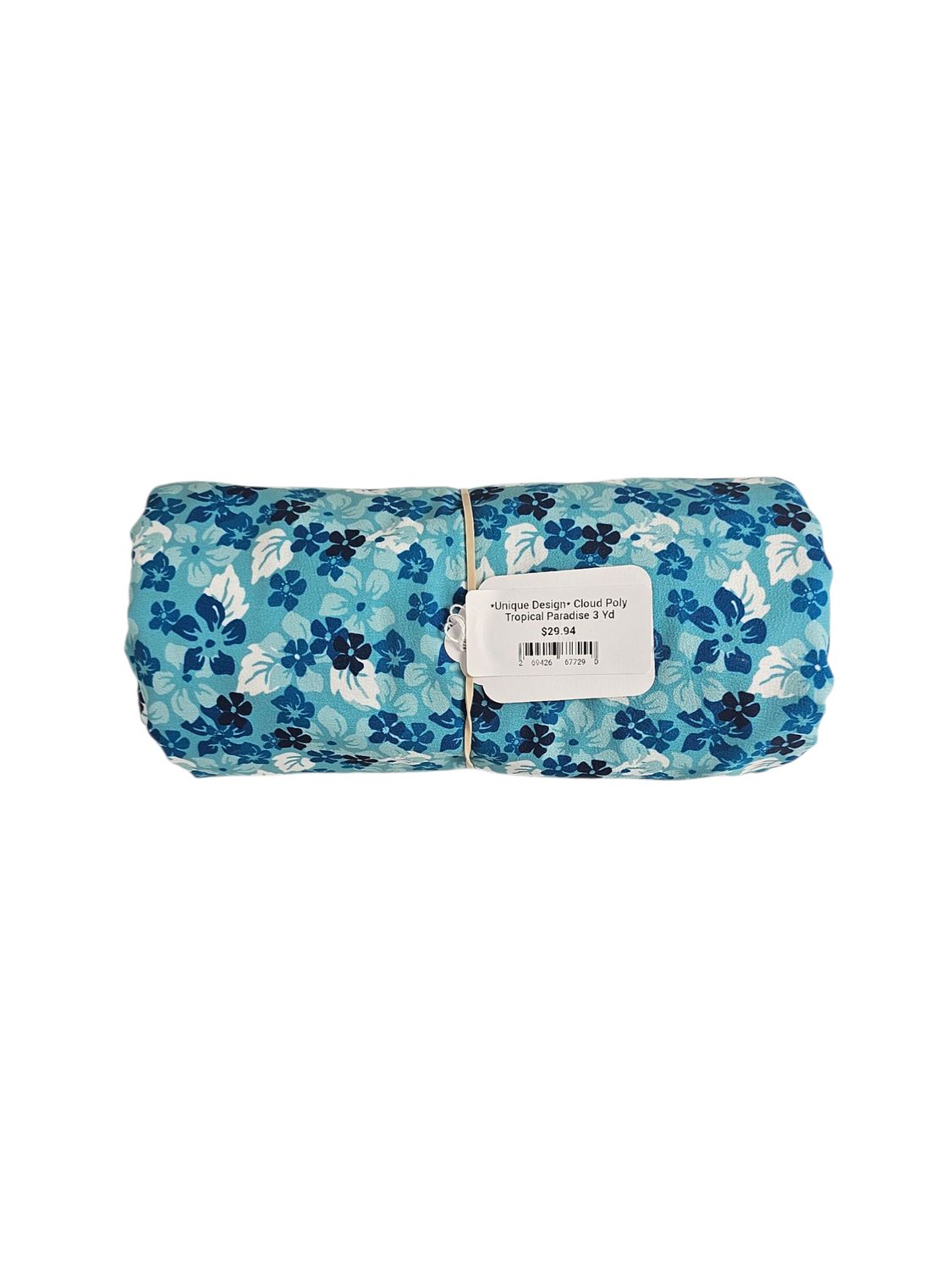 *Unique Design* Cloud Poly Tropical Paradise 3 Yd