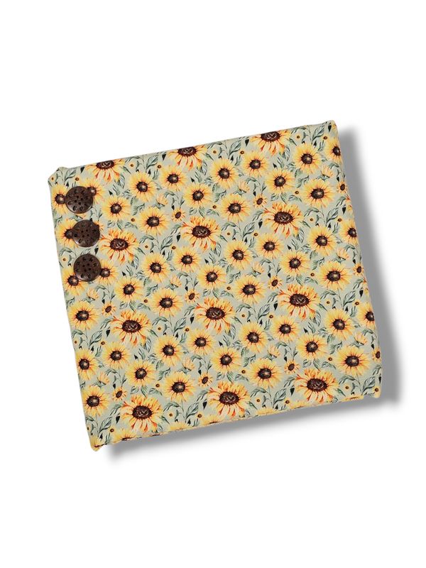 *Unique Design* Cloud Poly Sunflower Patch Sage