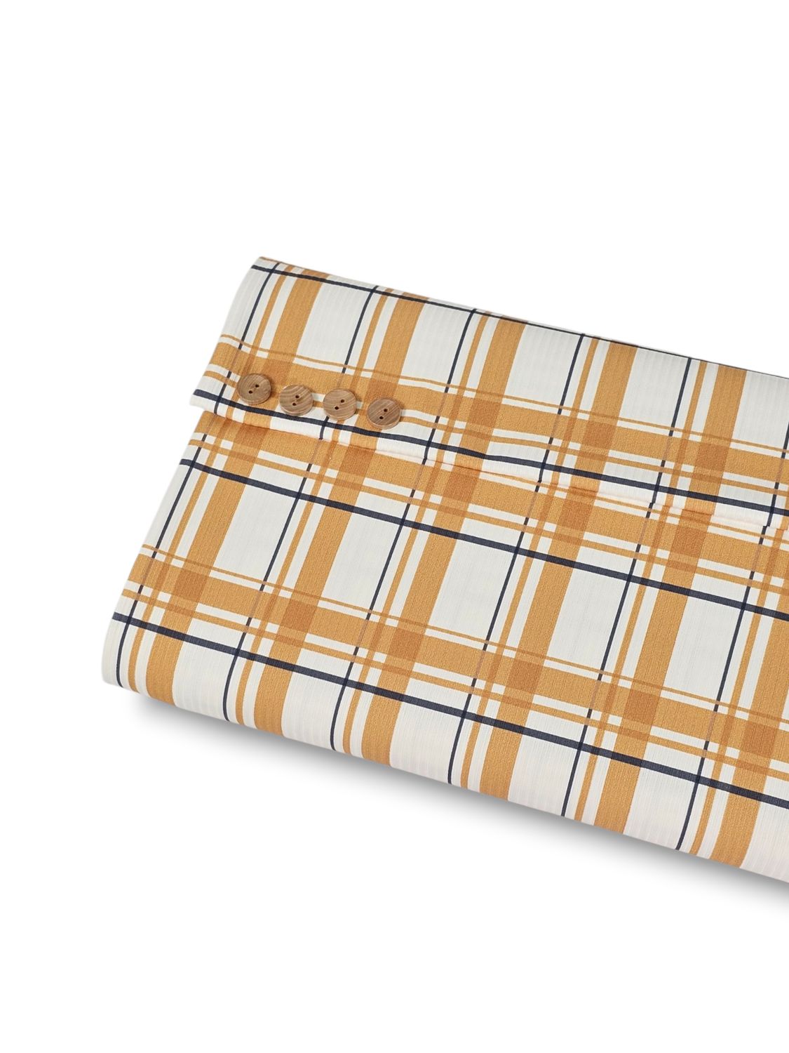 Reign Rib Knit Golden Harvest Plaid