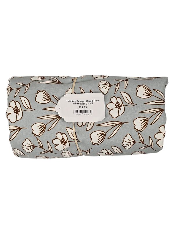 *Unique Design* Cloud Poly Wildflower 2½ yards