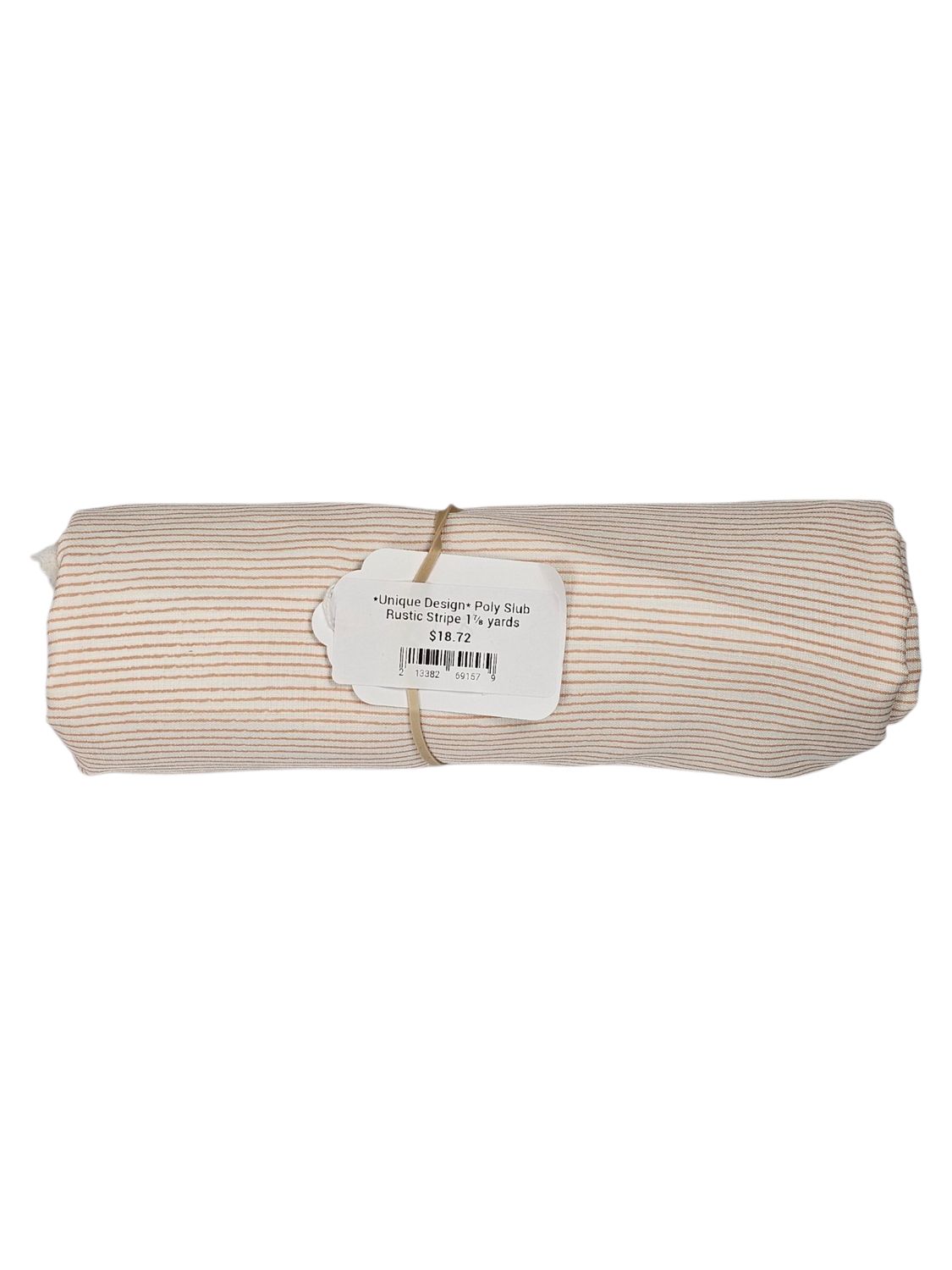 *Unique Design* Poly Slub Rustic Stripe 1⅞ yards