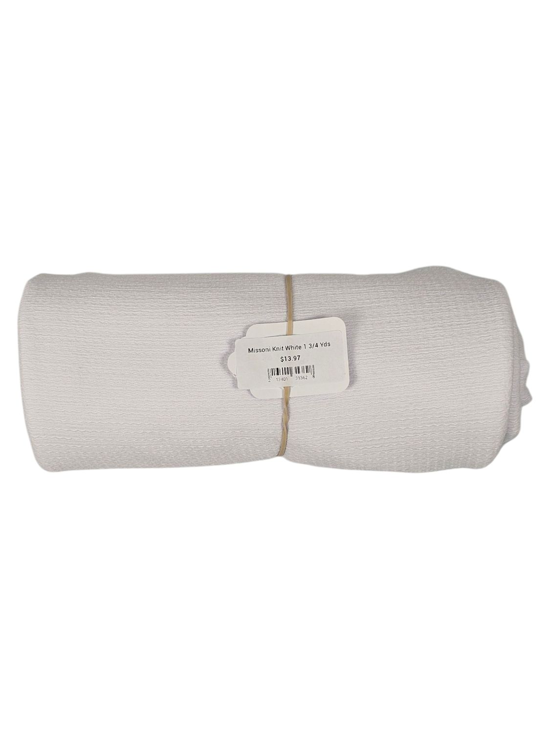 Missoni Knit White 1 3/4 Yds