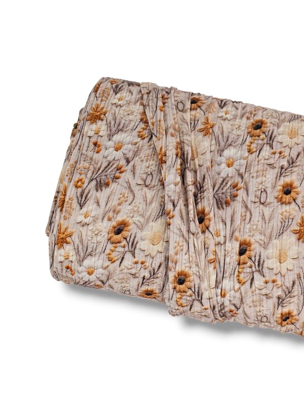 *Unique Design* Cotton Muslin Rustic Weave