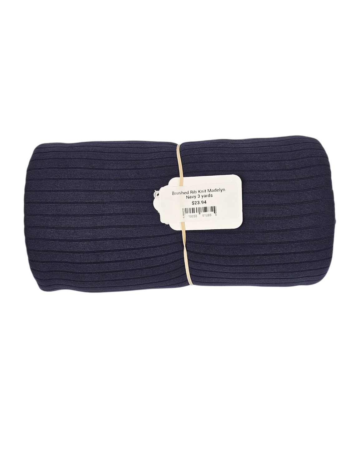 Brushed Rib Knit Madelyn Navy 3 yards