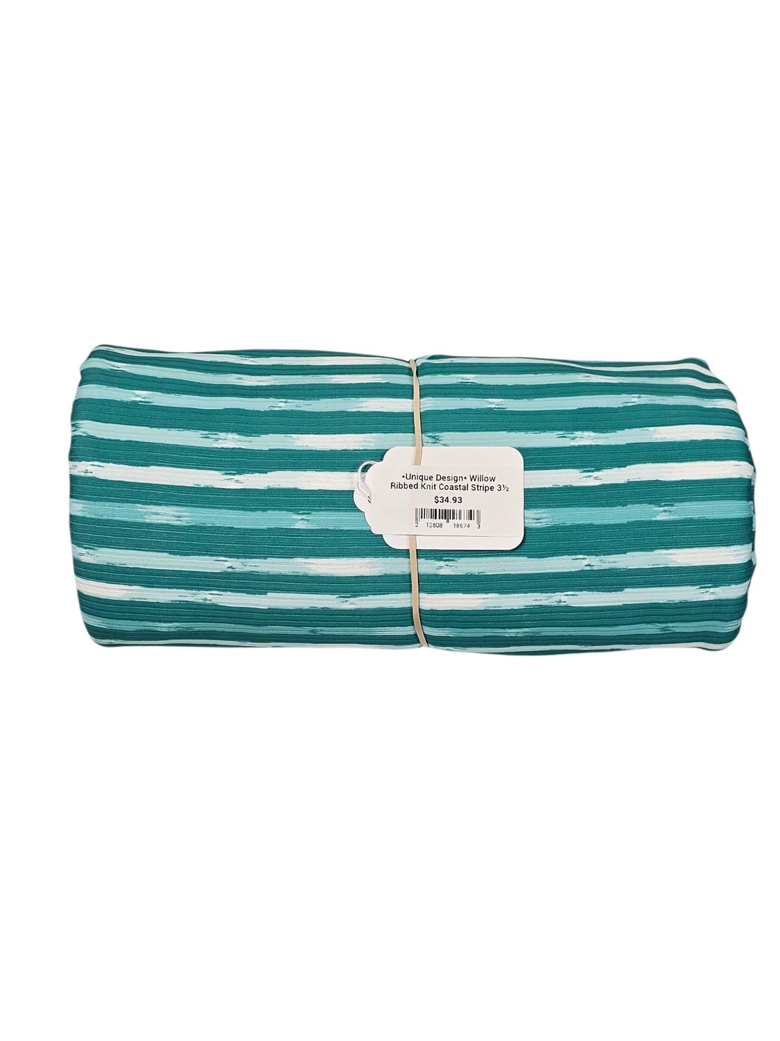*Unique Design* Willow Ribbed Knit Coastal Stripe 3½ yards