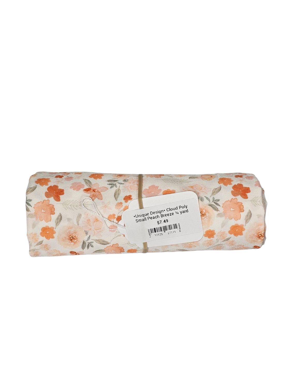*Unique Design* Cloud Poly Small Peach Breeze ¾ yard