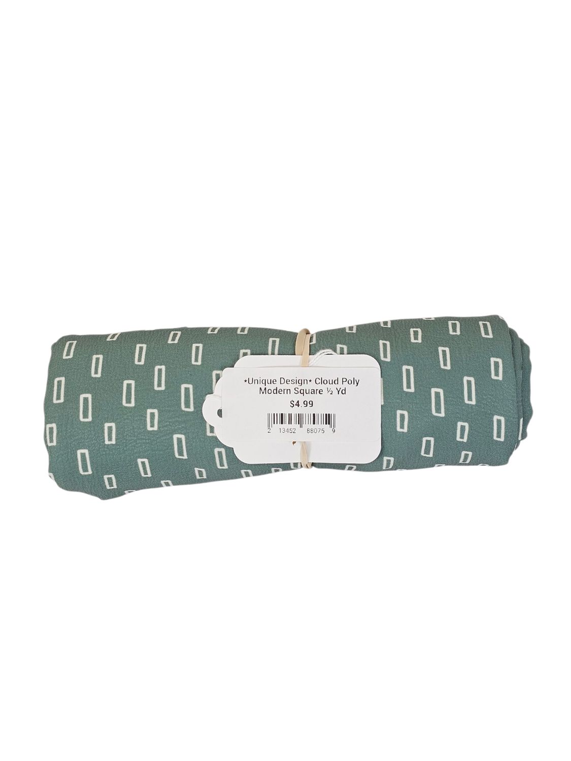 *Unique Design* Cloud Poly Modern Square ½ Yd