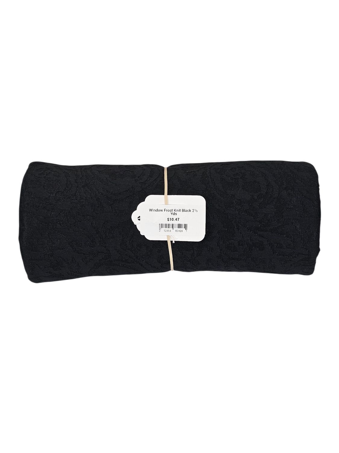 Window Frost Knit Black 2⅓ Yds
