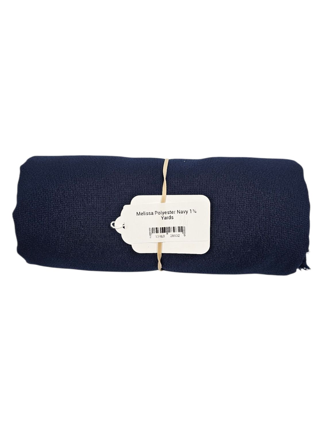 Melissa Polyester Navy 1¾ Yards