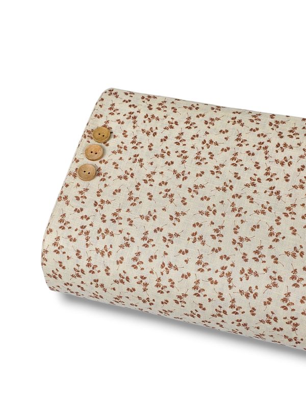*Unique Design* Linen Autumn Cascade Powder White