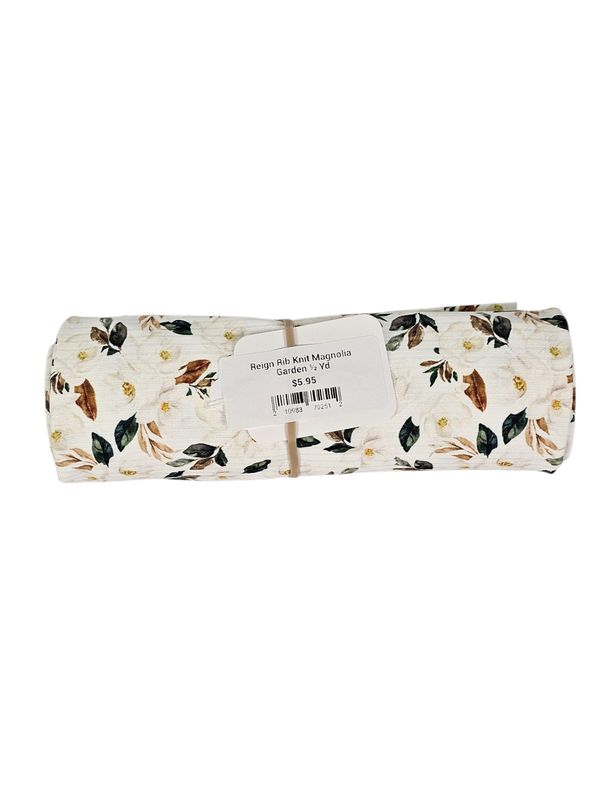 Reign Rib Knit Magnolia Garden ½ Yd