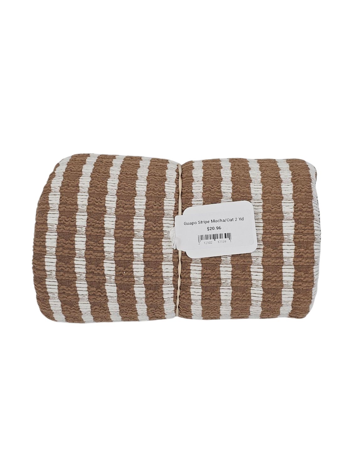 Guapo Stripe Mocha/Oat 2 Yd
