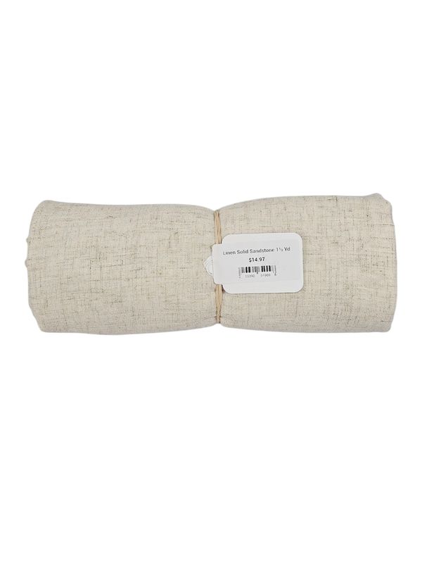 Linen Solid Sandstone 1½ Yd