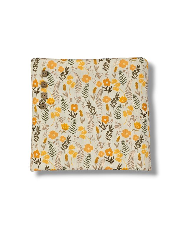 *Unique Design* Willow Ribbed Knit Fall Fern Floral Gold/Green