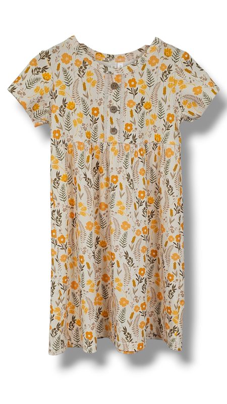 Size 2 Willow Ribbed Knit Fall Fern Floral Dress