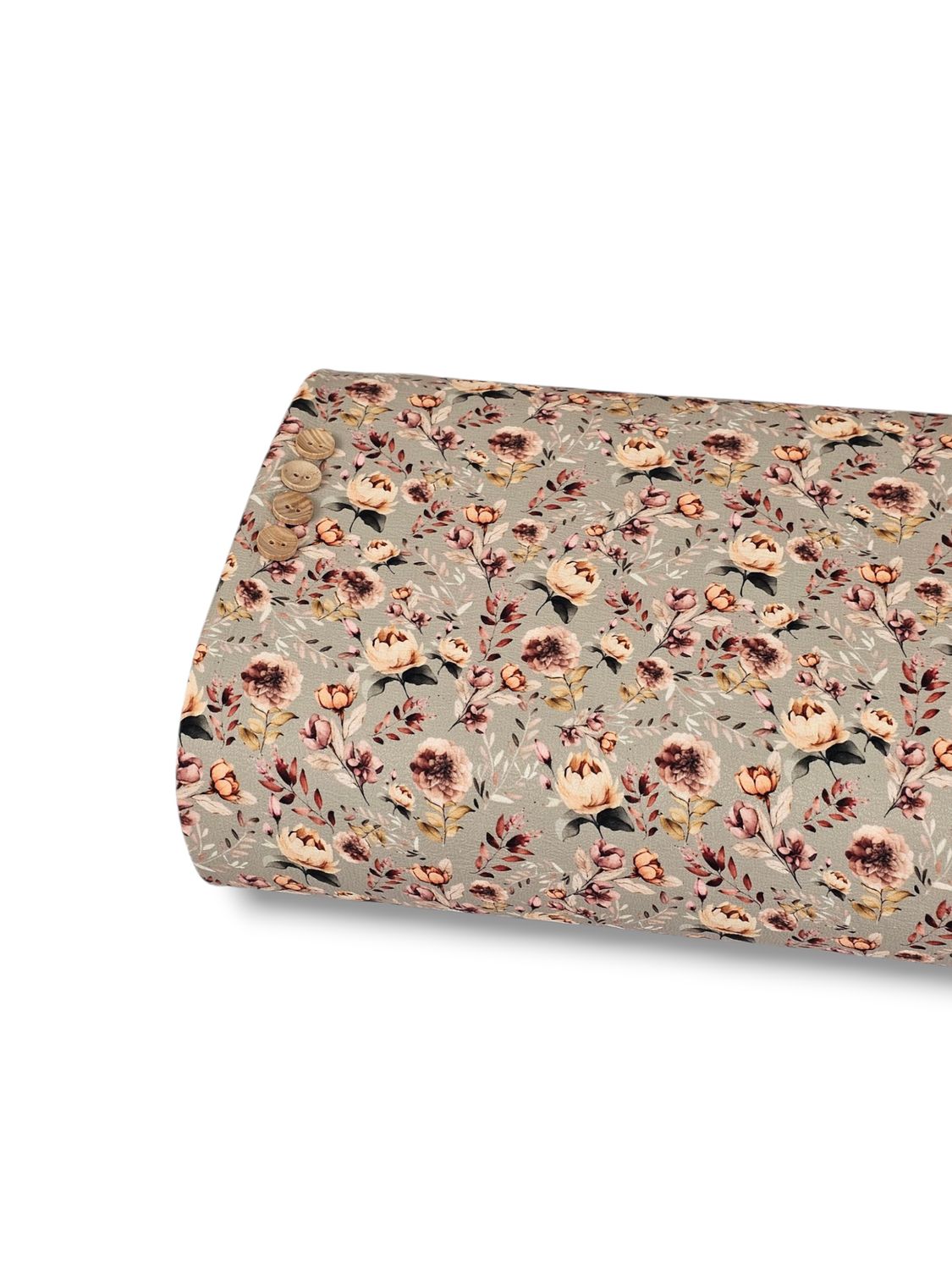 *Unique Design* Cloud Poly Elegant Auburn Floral Sage