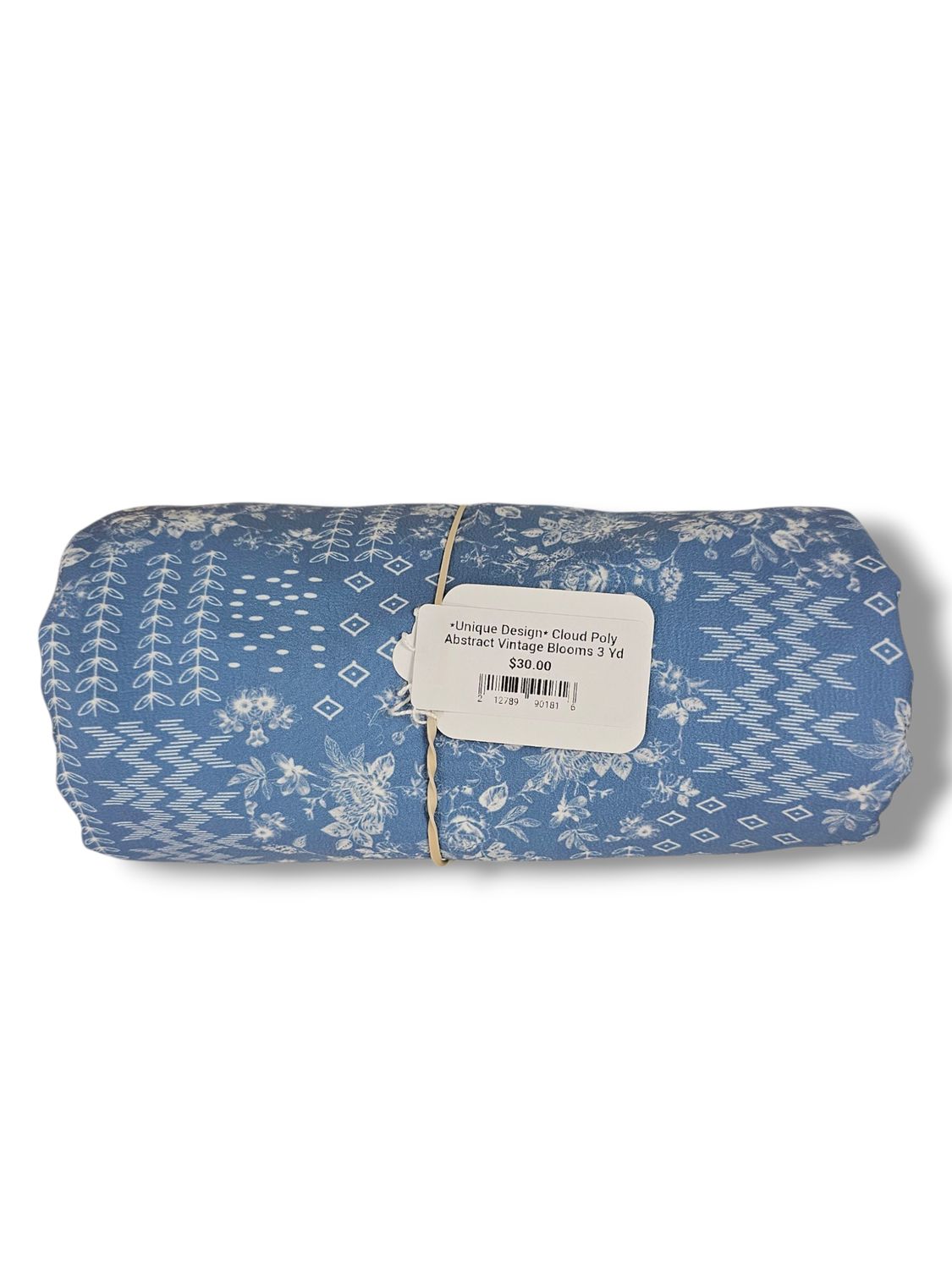 *Unique Design* Cloud Poly Abstract Vintage Blooms 3 Yd