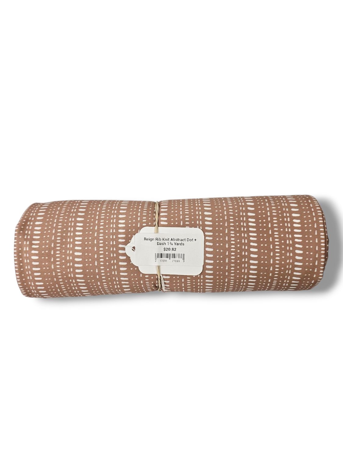 Reign Rib Knit Abstract Dot + Dash 1¾ Yards