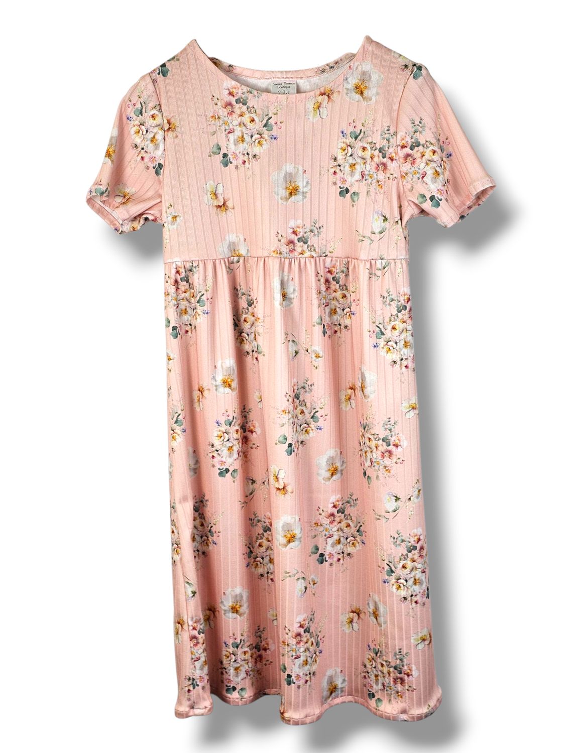 2-3 Year Poly Ribbed Knit Spring Blooms