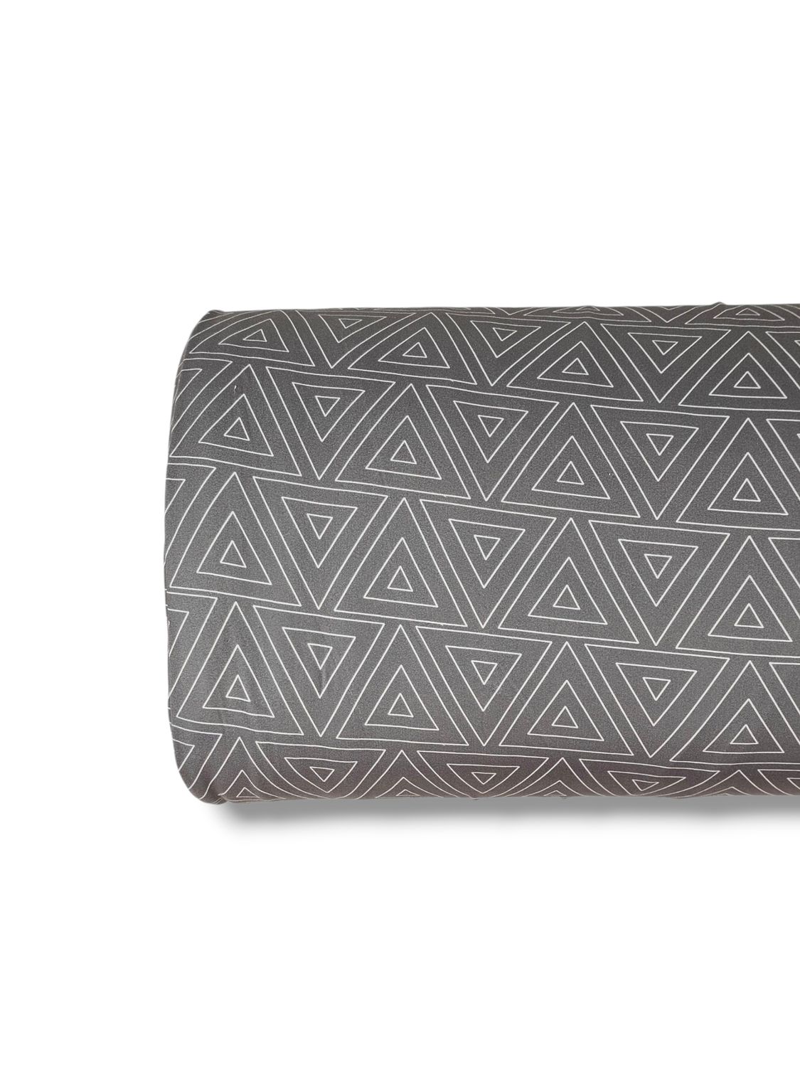 *Unique Design* Double Brushed Triangle Array Charcoal