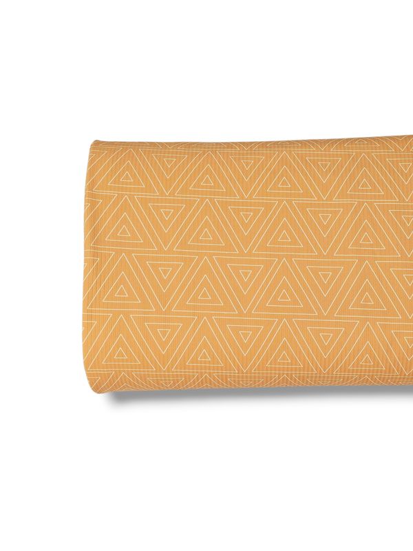 *Unique Design* Willow Ribbed Knit Triangle Array Golden Sunshine