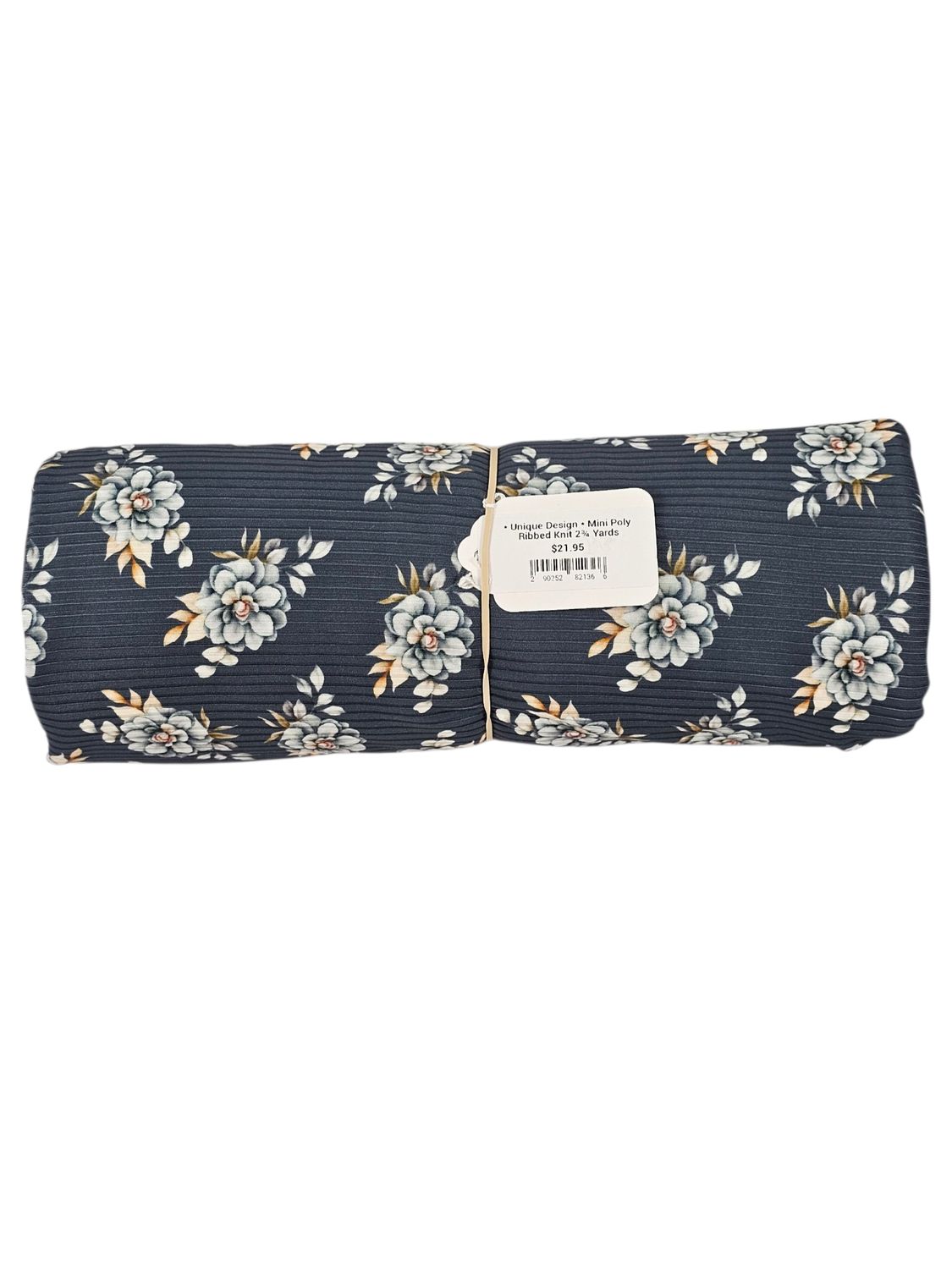 * Unique Design * Mini Poly Ribbed Knit 2¾ Yards