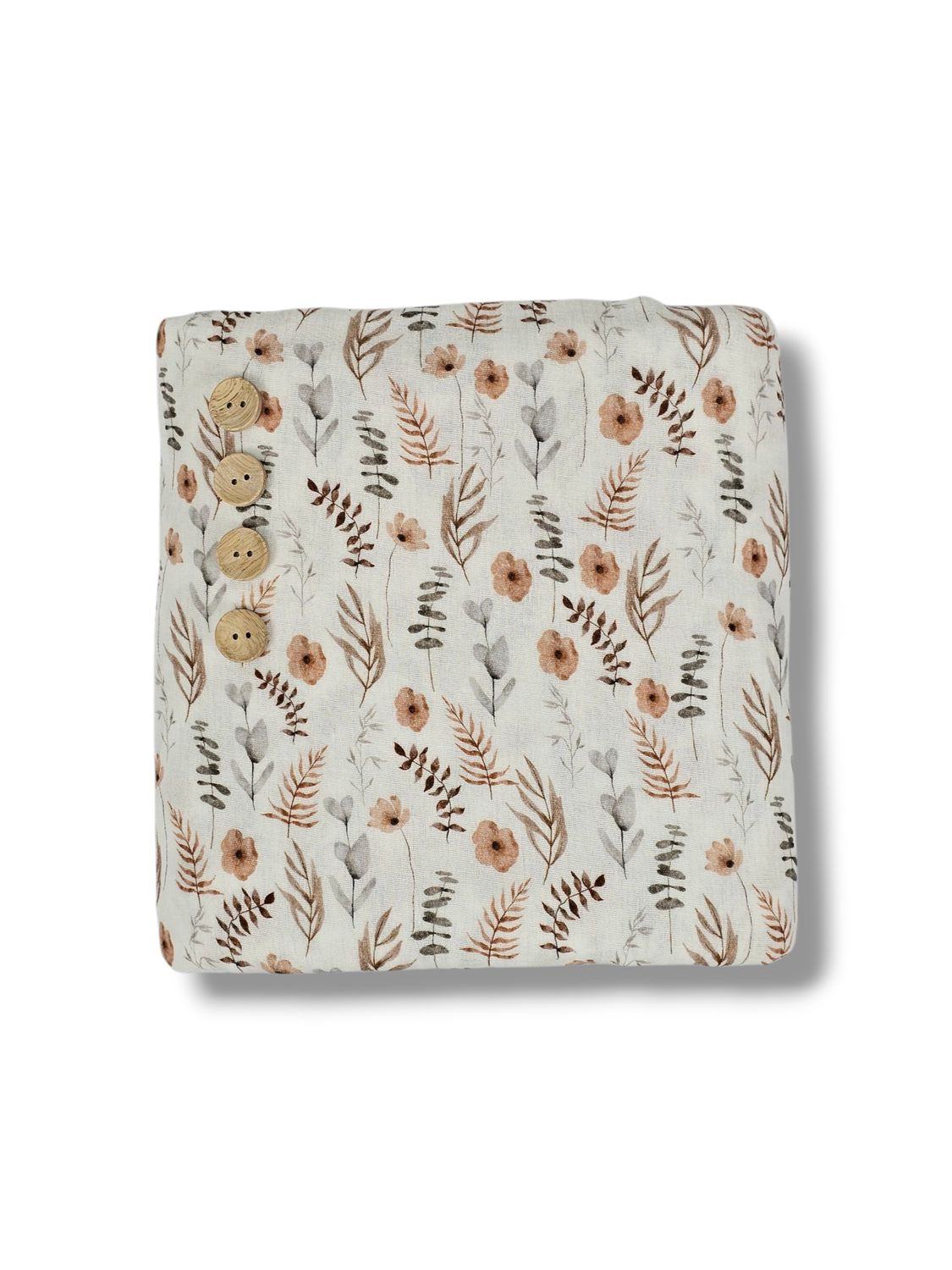 *Unique Design* Cotton Muslin October Glow White