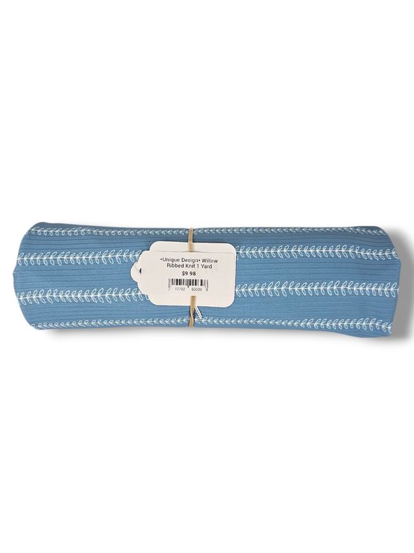 *Unique Design* Willow Ribbed Knit 1 Yard
