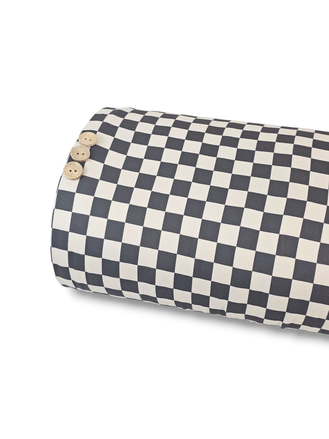*Unique Design* Double Brushed Modern Gingham Charcoal