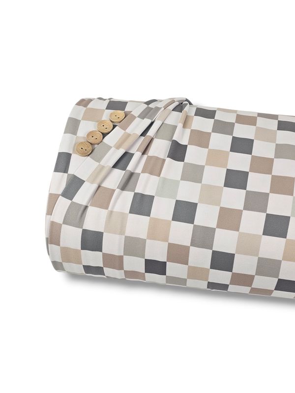 *Unique Design* Double Brushed Modern Gingham Earth Tones