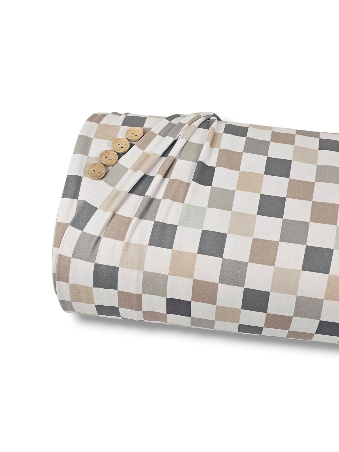 *Unique Design* Double Brushed Modern Gingham Earth Tones