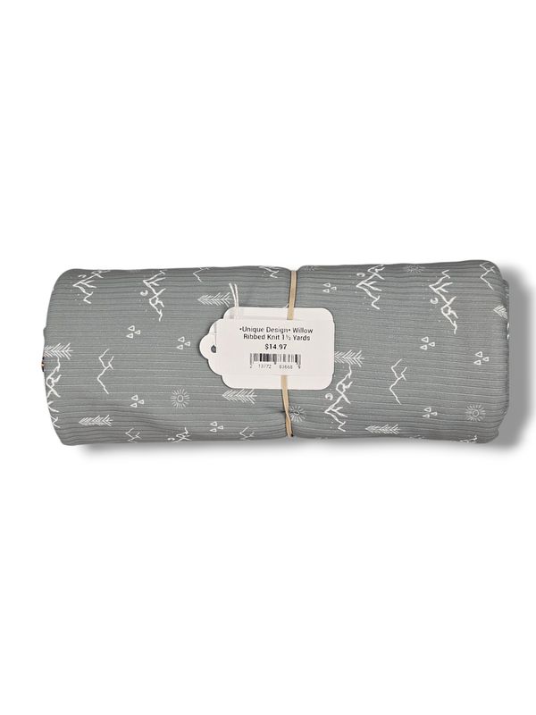 *Unique Design* Willow Ribbed Knit 1½ Yards