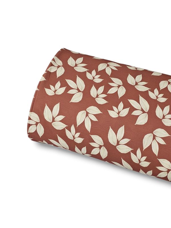 *Unique Design* Cloud Poly Leafy Whirlwind Maroon