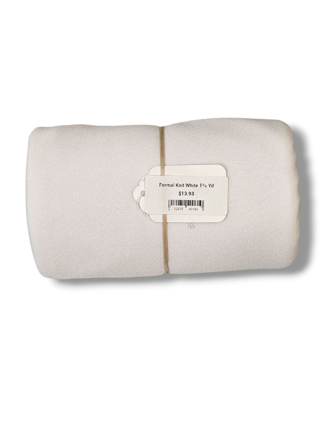Formal Knit White 1⅔ Yd