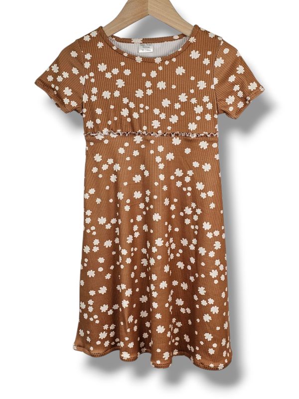 18-24 Month Dress Rib Knit Autumn Taupe