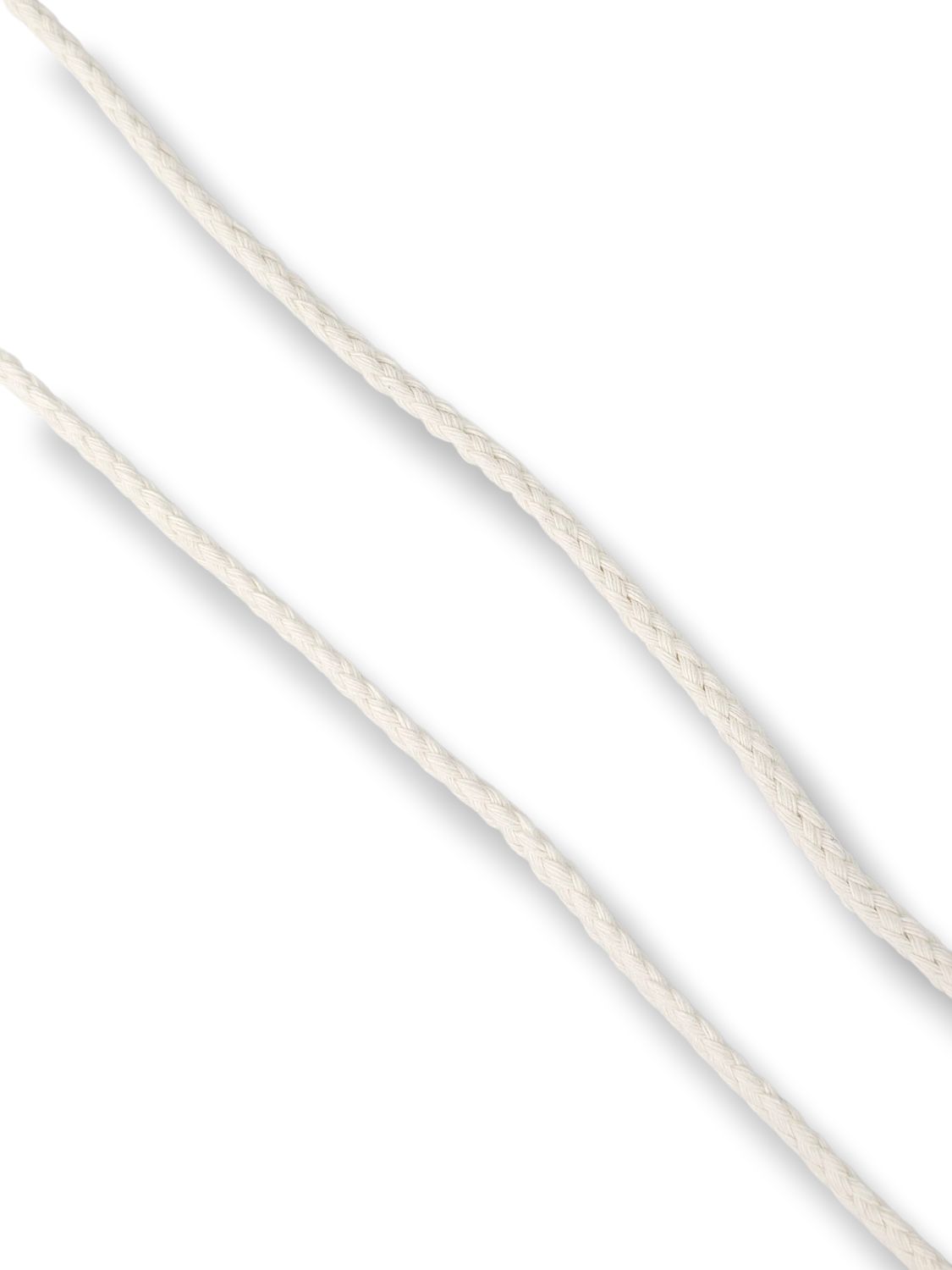 3 yards White Cotton Drawcord