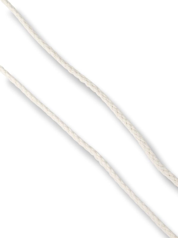 3 yards White Cotton Drawcord