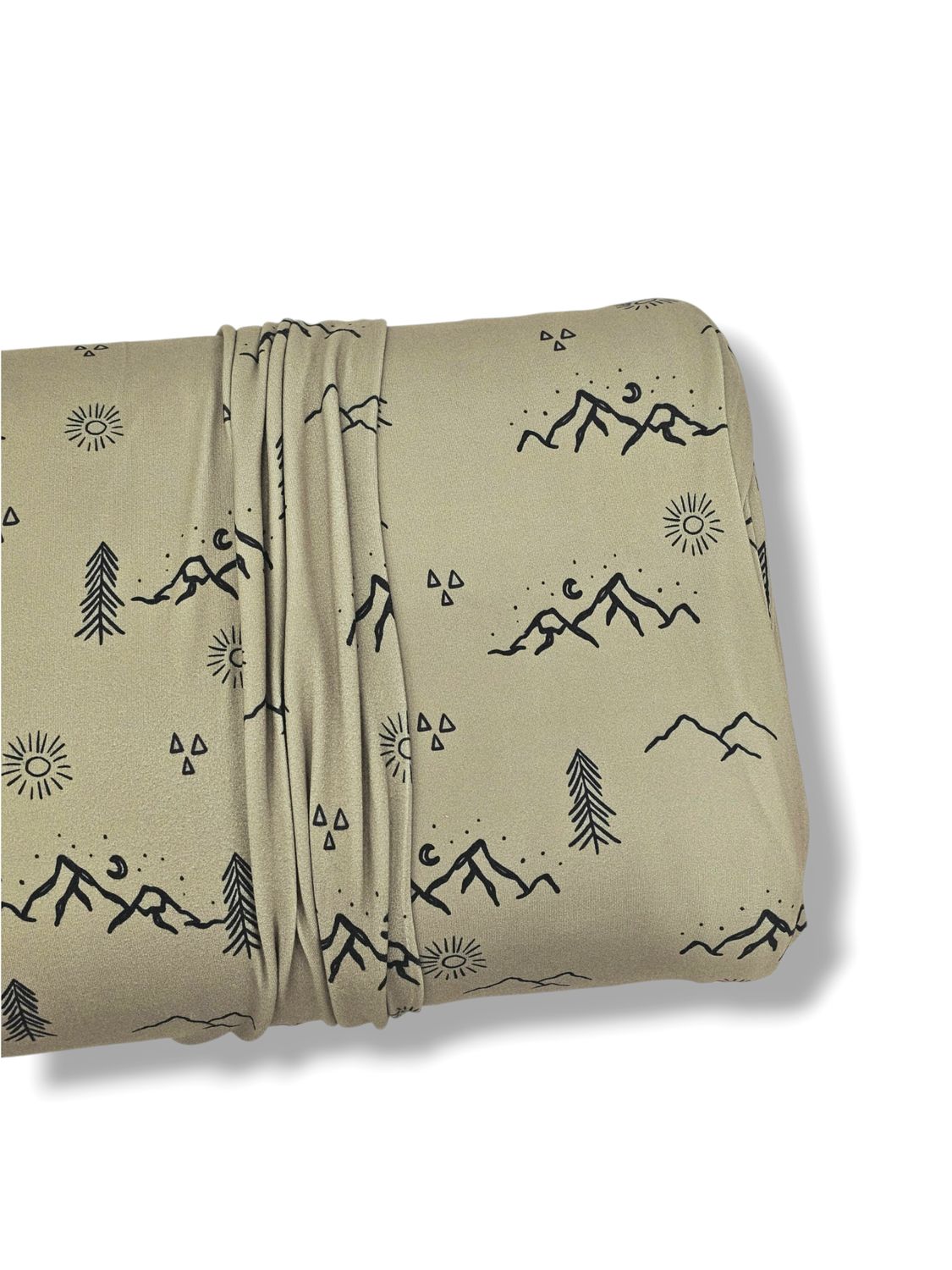 *Unique Design* Double Brushed Poly Mountain Mist Dusty Olive