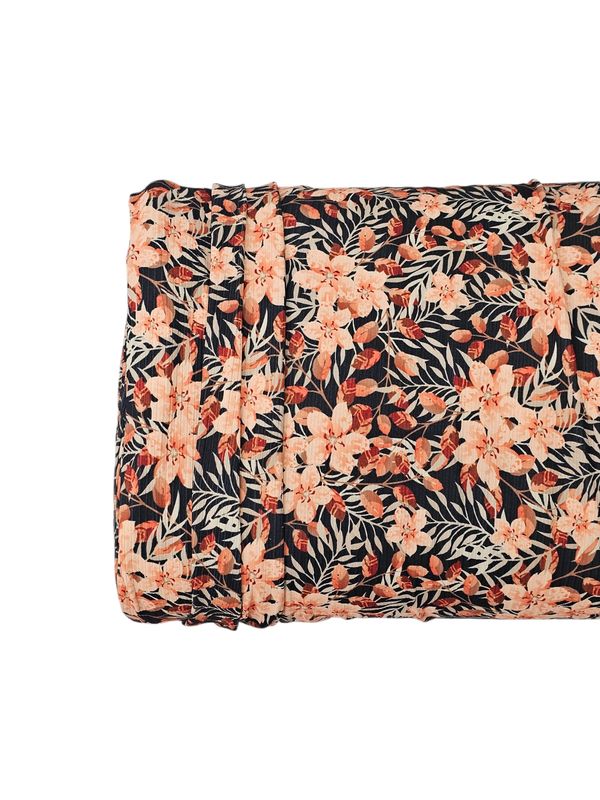 *Unique Design* Willow Ribbed Knit Wildflower Weave Peach