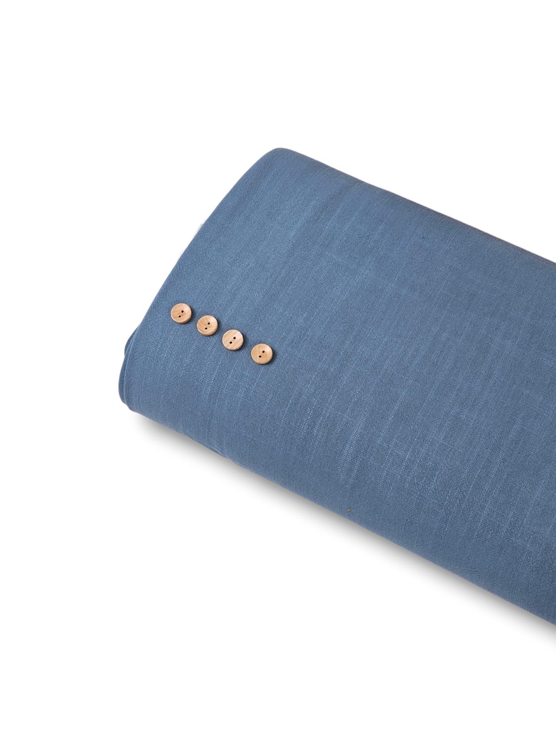 Linen Solid Slate Blue
