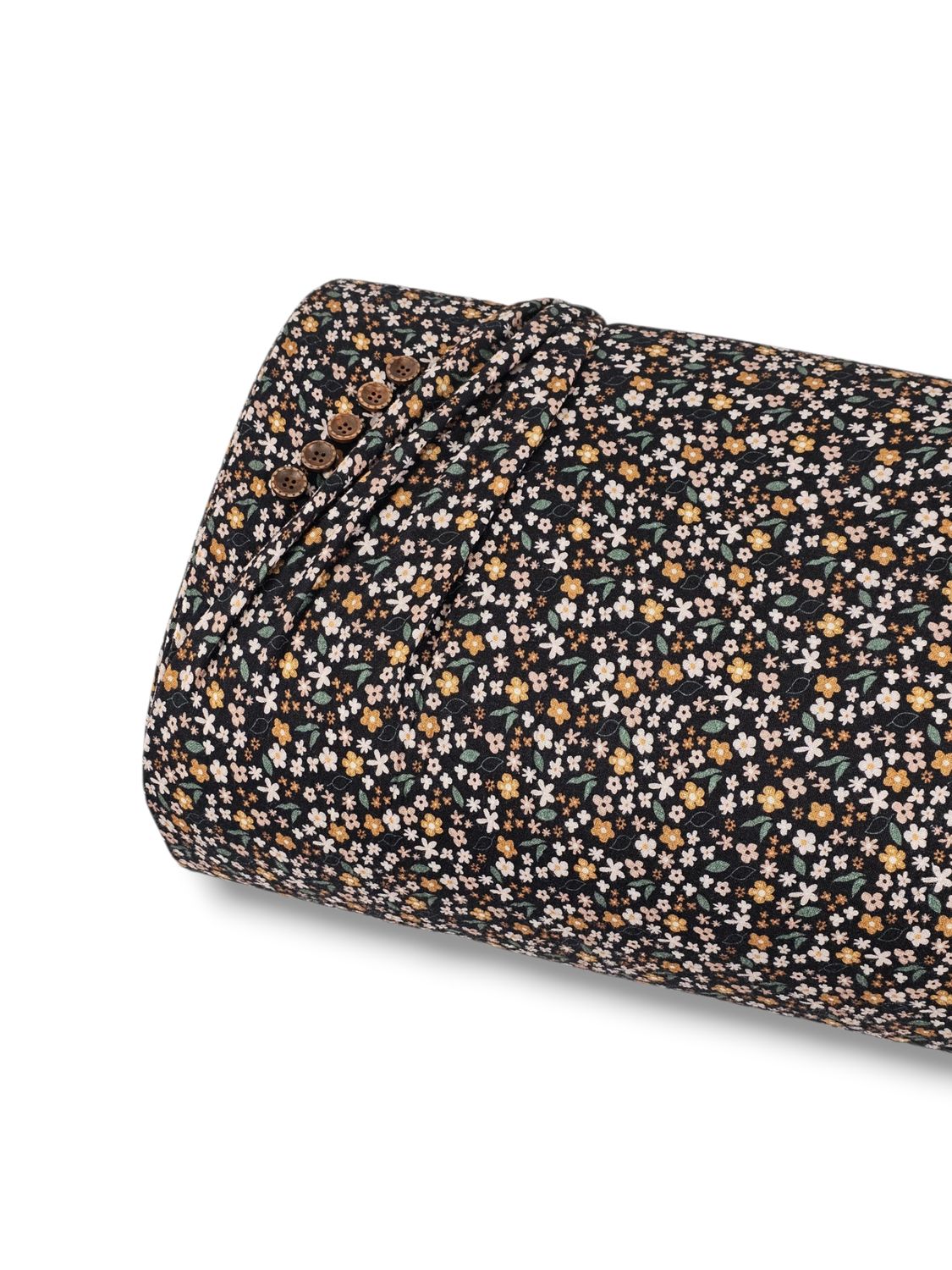 *Unique Design* Cotton Muslin Petite Posy Black