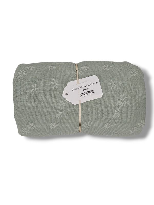 Daisy Knit Solid Sage 3 Yards