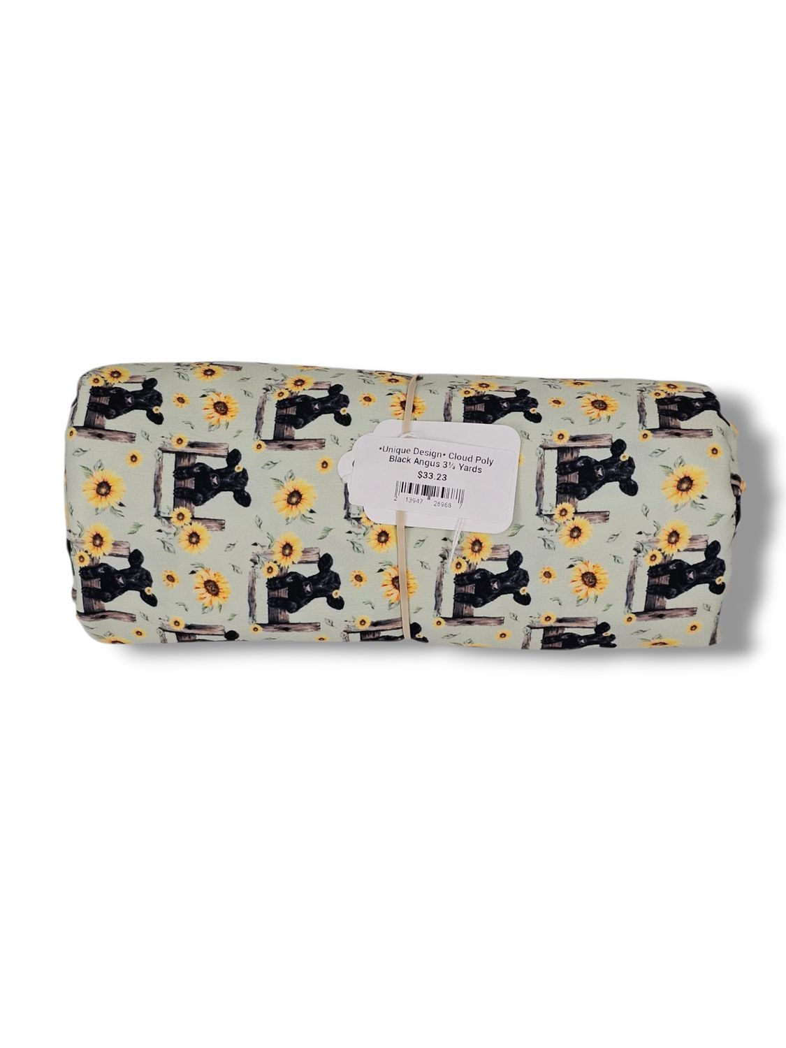 *Unique Design* Cloud Poly Black Angus 3⅓ Yards