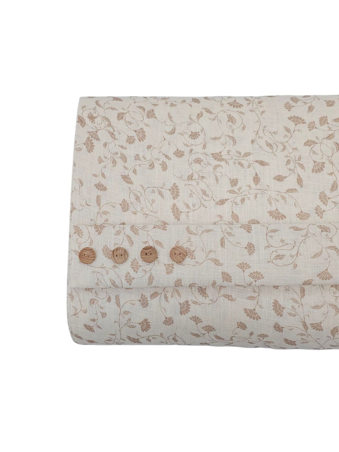 *Unique Design* Linen Vintage Vines White