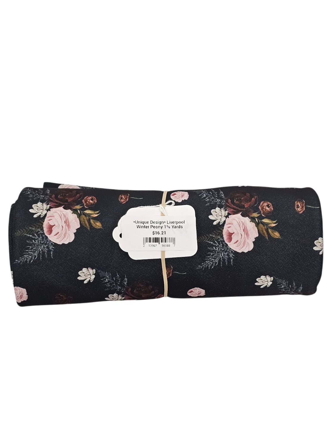 *Unique Design* Liverpool Winter Peony 1⅝ Yards