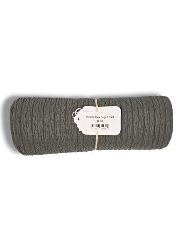 Trix Knit Dark Sage 1 Yard