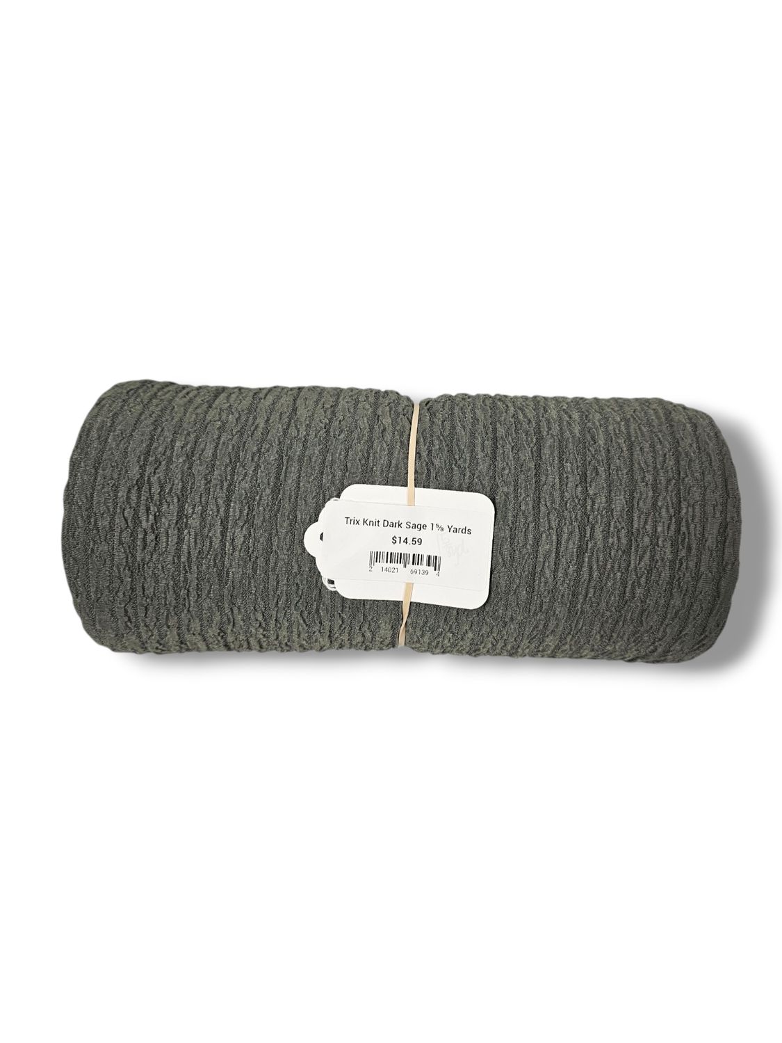 Trix Knit Dark Sage 1⅝ Yards